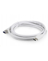 Kabel GEMBIRD CCP-USB3-AMCM-1M-W (USB 3.0 typu C M - USB 3.0 M; 1m; kolor biały) - nr 5