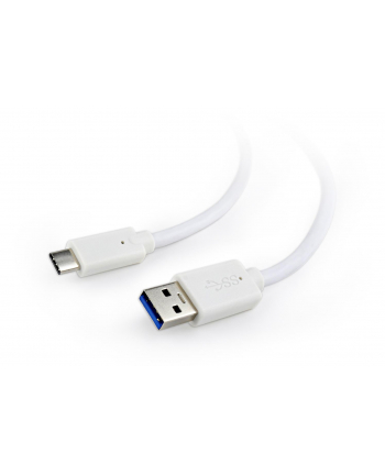 Kabel GEMBIRD CCP-USB3-AMCM-6-W (USB 3.0 M - USB 3.0 Typu C M; 1 8m; kolor biały)