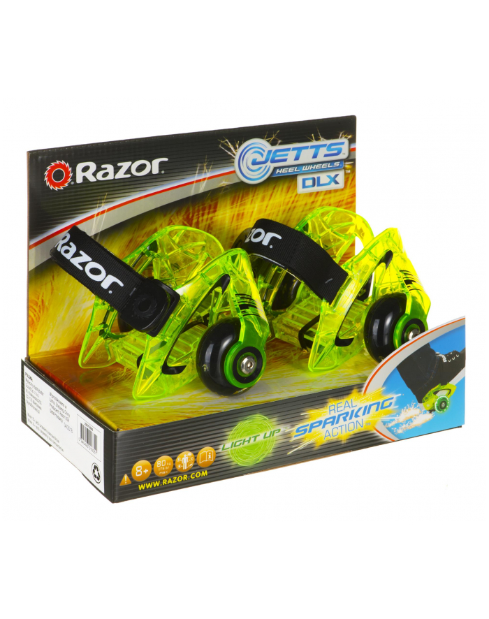 Wrotki na buty Razor Jetts Dlx 25073296 (kolor zielony) główny