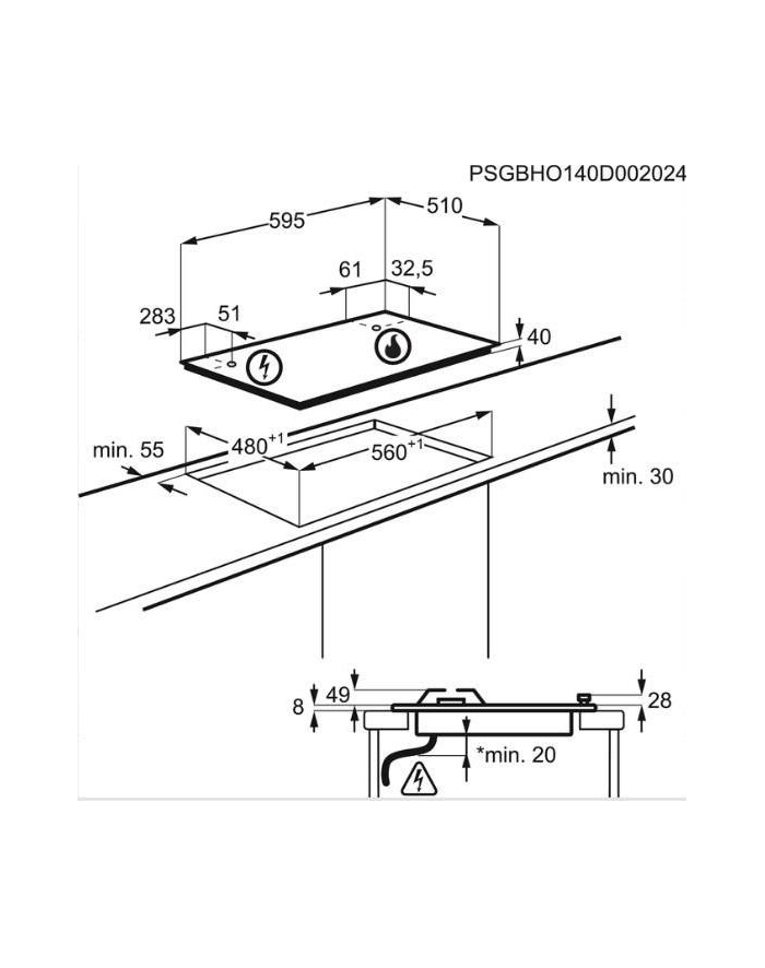 Płyty gazowa Electrolux EGS6426SX (4 pola grzejne; kolor srebrny) główny