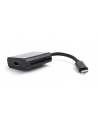 Adapter GEMBIRD A-CM-HDMIF-01 (USB 3.1 typu C M - HDMI F; 0 15m; kolor czarny) - nr 12