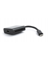 Adapter GEMBIRD A-CM-HDMIF-01 (USB 3.1 typu C M - HDMI F; 0 15m; kolor czarny) - nr 1