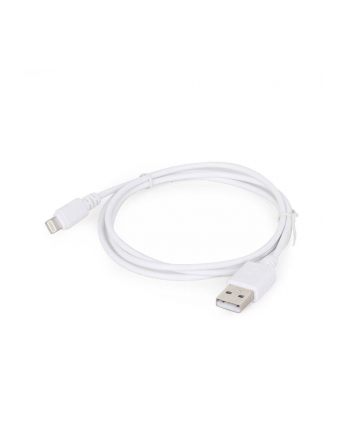 Kabel GEMBIRD CC-USB2-AMLM-2M-W (USB 2.0 M - Apple 8-Pin M; 2m; kolor biały) główny