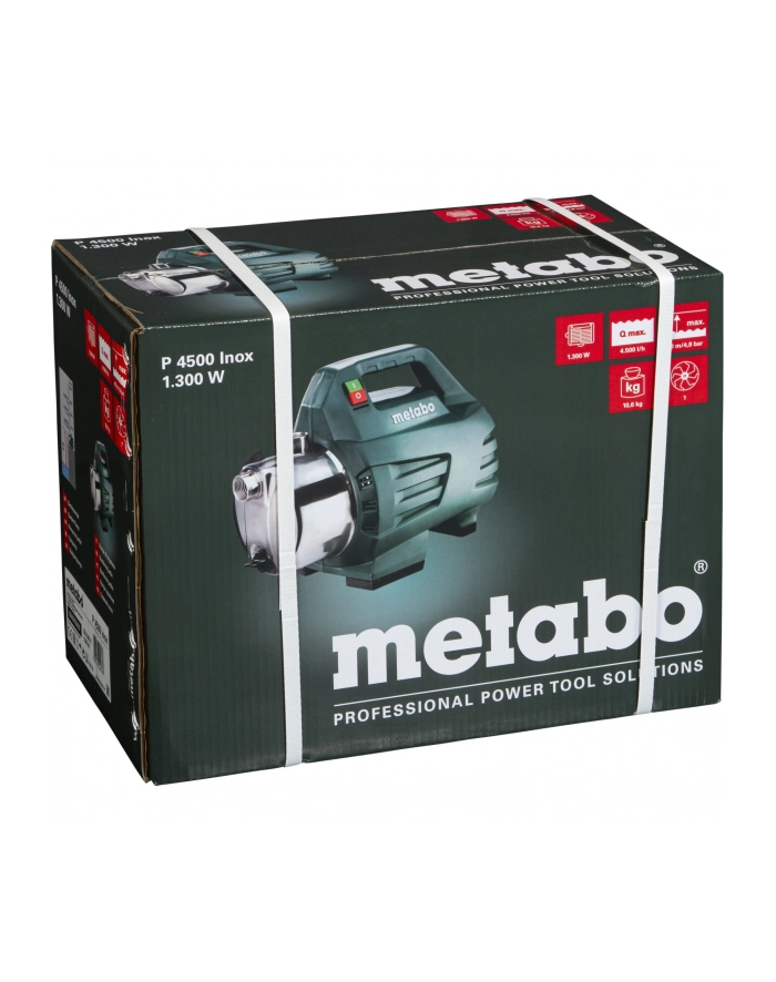 Pompa ogrodowa  Metabo Inox P4500 600965000 główny