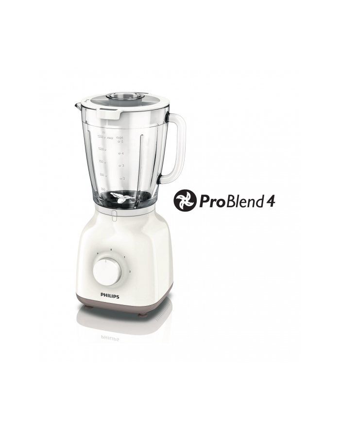 Blender stojący Philips HR2105/00 (400W; kolor biały) główny