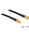 Kabel antenowy DELOCK 89423 (1m; SMA RP M x SMA RP F; kolor czarny) - nr 19