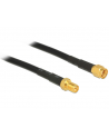 Kabel antenowy DELOCK 89423 (1m; SMA RP M x SMA RP F; kolor czarny) - nr 9