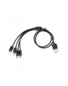 Kabel IBOX IKUM4W1 (USB 2.0 typu A M - 8-Pin  Micro USB  Mini USB  USB typu C M; 0 6m) - nr 3