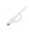 Kabel IBOX IKUML2W1 (USB 2.0 typu A M - Lightning  Micro USB M; 1m; kolor biały) - nr 6