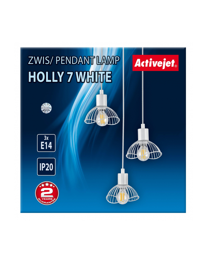 Lampa Activejet AJE-HOLLY 7 White (E14 x 3) główny