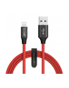 Kabel BlitzWolf BW-MF10 (Lightning - USB 2.0 ; 1 8m; kolor czerwony) - nr 2