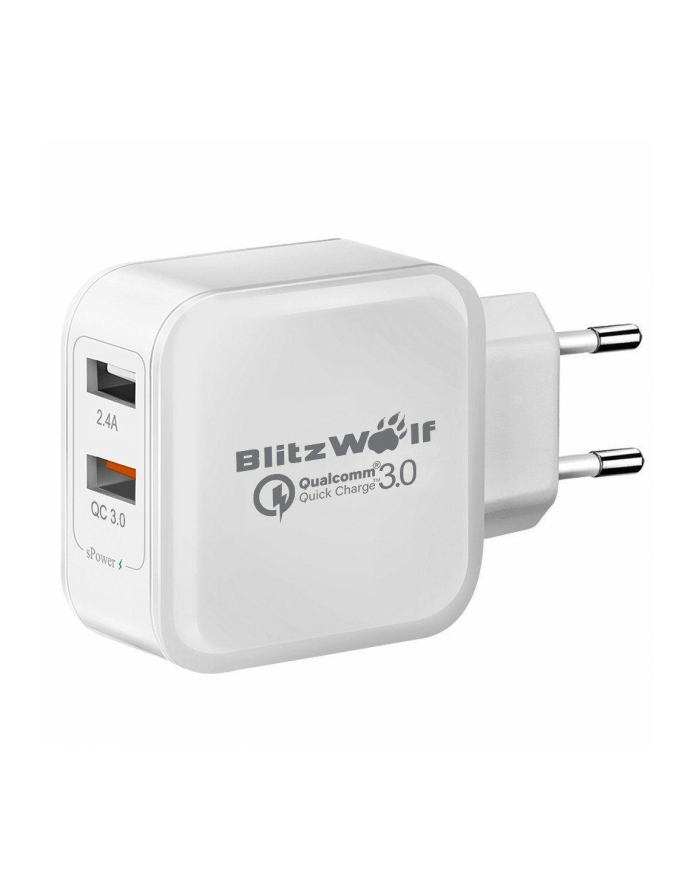 Ładowarka sieciowa BlitzWolf BW-S6 EU (USB; kolor biały) główny