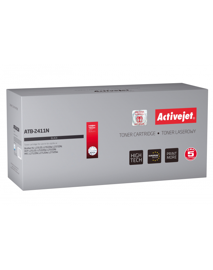 Toner Activejet ATB-2411N (zamiennik Brother TN-2411; Supreme; 1 200 stron; czarny) główny