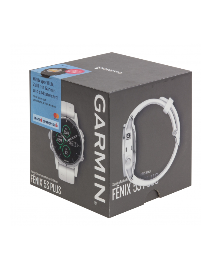 Zegarek sportowy Garmin Fenix 5S Plus Sapphire 010-01987-01 (kolor biały) główny