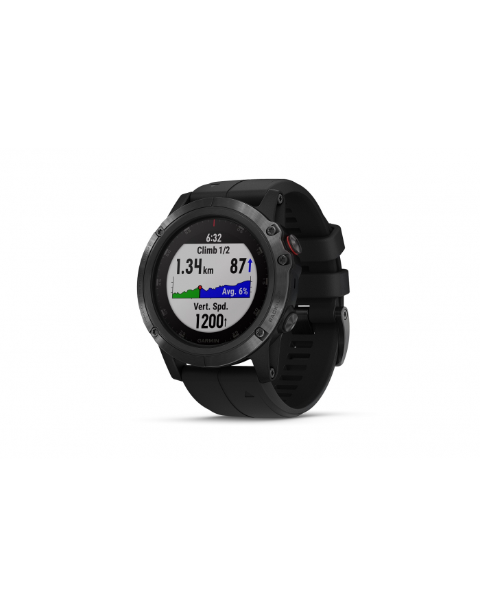 Zegarek sportowy Garmin Fenix 5X Plus Sapphire 010-01989-01 (kolor czarny) główny