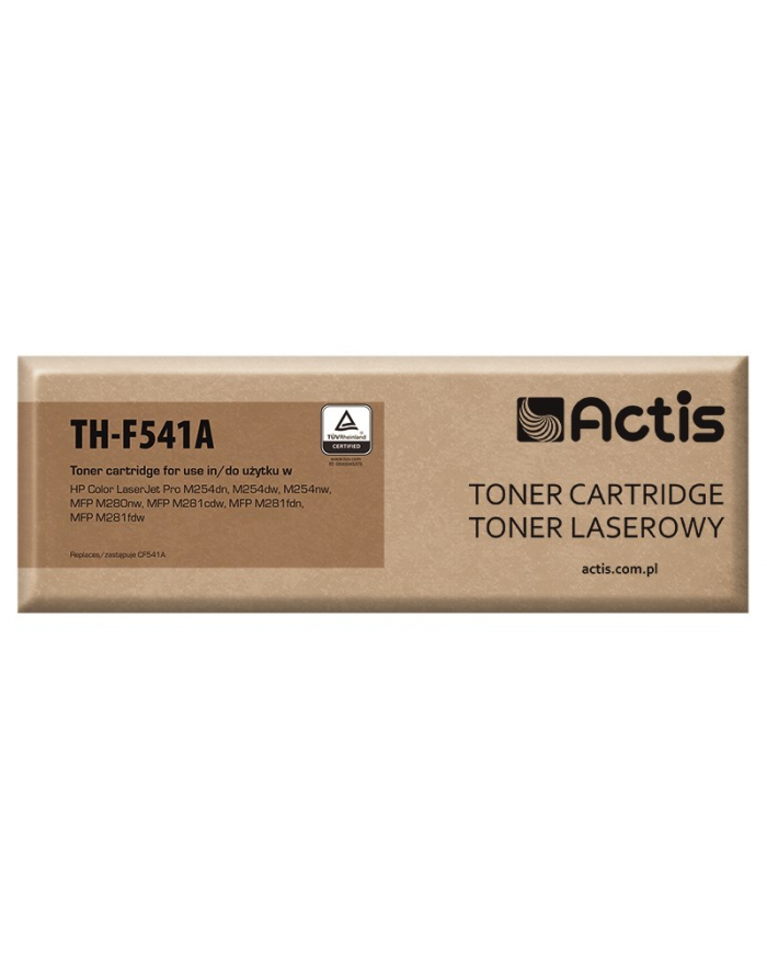 Toner ACTIS TH-F541A (zamiennik ; Supreme; 1 300 stron; niebieski) główny