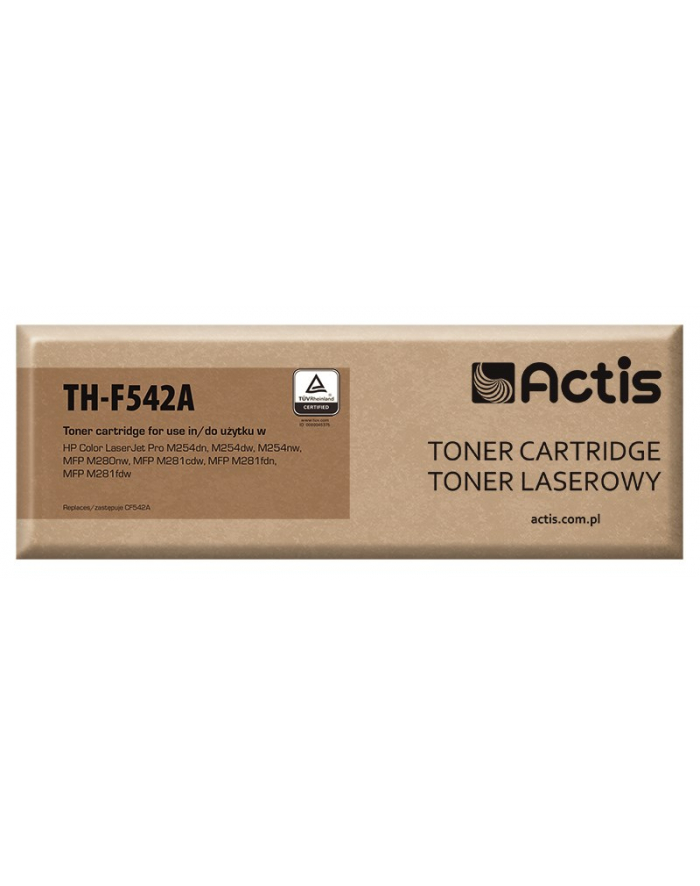 Toner ACTIS TH-F542A (zamiennik ; Supreme; 1 300 stron; żółty) główny