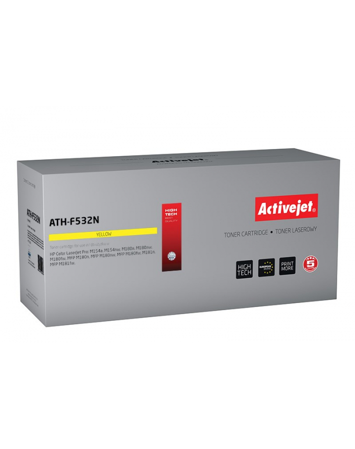 Toner Activejet ATH-F532N (zamiennik ; Supreme; 900 stron; żółty) główny