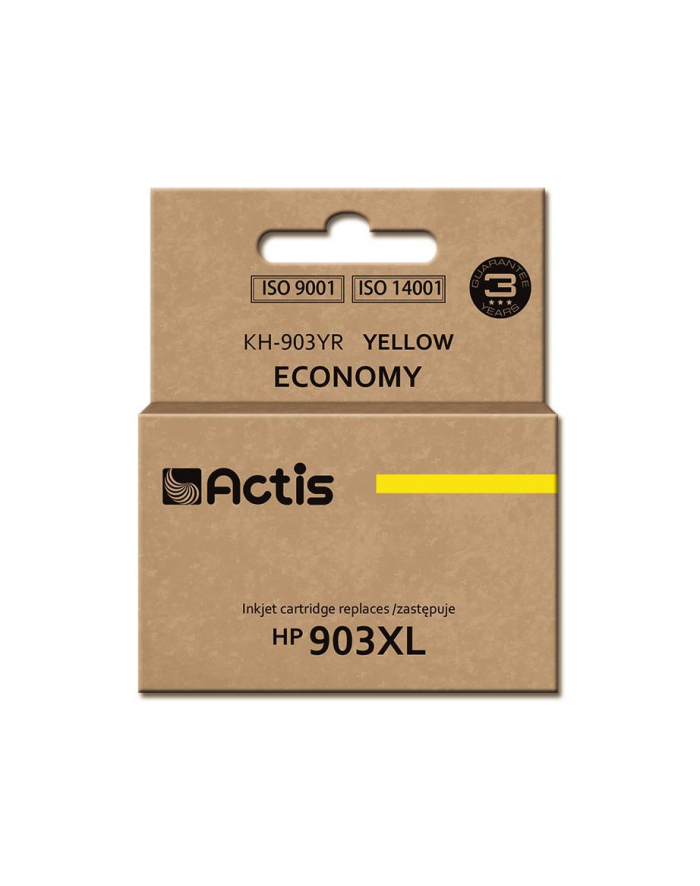 Tusz ACTIS KH-903YR (zamiennik HP 903XL T6M11AE; Premium; 12 ml; żółty) główny