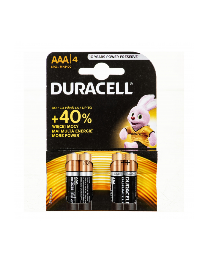Baterie AAA Duracell (x 4) główny