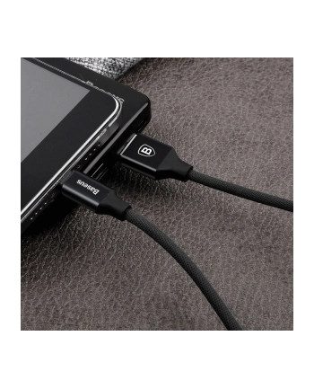 Kabel Baseus CAMYW-B01 (USB 2.0 M - Micro USB M; 1 5m; kolor czarny)