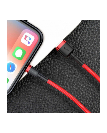 Kabel Baseus CALKLF-B09 (USB - Lightning ; 1m; kolor czarno-czerwony) nr 2