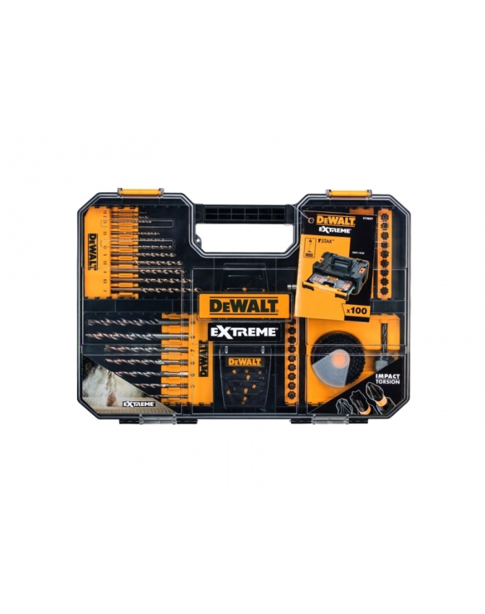 Zestaw wierteł DeWalt Extreme DT70620T-QZ (100 szt.) główny