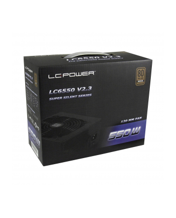 Zasilacz LC-POWER  LC6550 V2.3 80+ BRONZE (550 W; Aktywne; 120 mm)