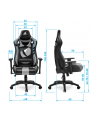 Fotel WARRIOR CHAIRS Dragon 5903293761052 (kolor zielony) - nr 4