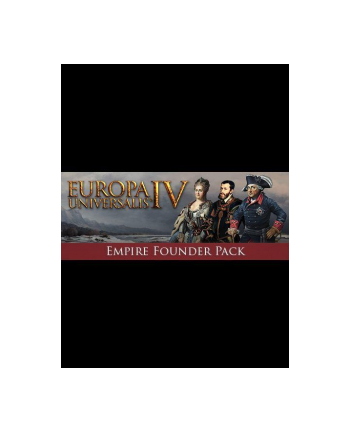 paradox interactive Gra PC Europa Universalis IV: Empire Founder Pack (DLC  wersja cyfrowa; ENG; od 12 lat)