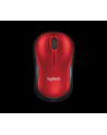 Mysz Logitech M185 910-002237 (optyczna; 1000 DPI; kolor czerwony) - nr 24