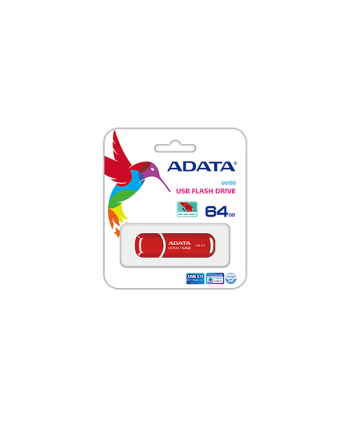 Pendrive ADATA UV150 AUV150-64G-RRD (64GB; USB 3.0; kolor czerwony)