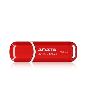 Pendrive ADATA UV150 AUV150-64G-RRD (64GB; USB 3.0; kolor czerwony)