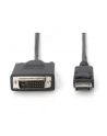 Kabel DIGITUS AK-340301-030-S (DisplayPort M - DVI-D M; 3m; kolor czarny) - nr 7