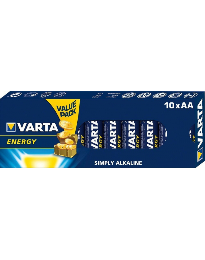 Baterie alkaliczne    VARTA  Mignon AA LR06 (x 10) główny