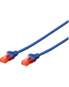 Kabel U/UTP DIGITUS DK-1617-010/B (RJ45 - RJ45; 1m; UTP; kat. 6; kolor niebieski) - nr 10