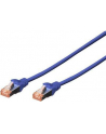 Kable sieciowe DIGITUS DK-1644-030/B (RJ45 - RJ45; 3m; S/FTP; kat. 6; kolor niebieski) - nr 4