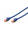 Kable sieciowe DIGITUS DK-1644-030/B (RJ45 - RJ45; 3m; S/FTP; kat. 6; kolor niebieski) - nr 5