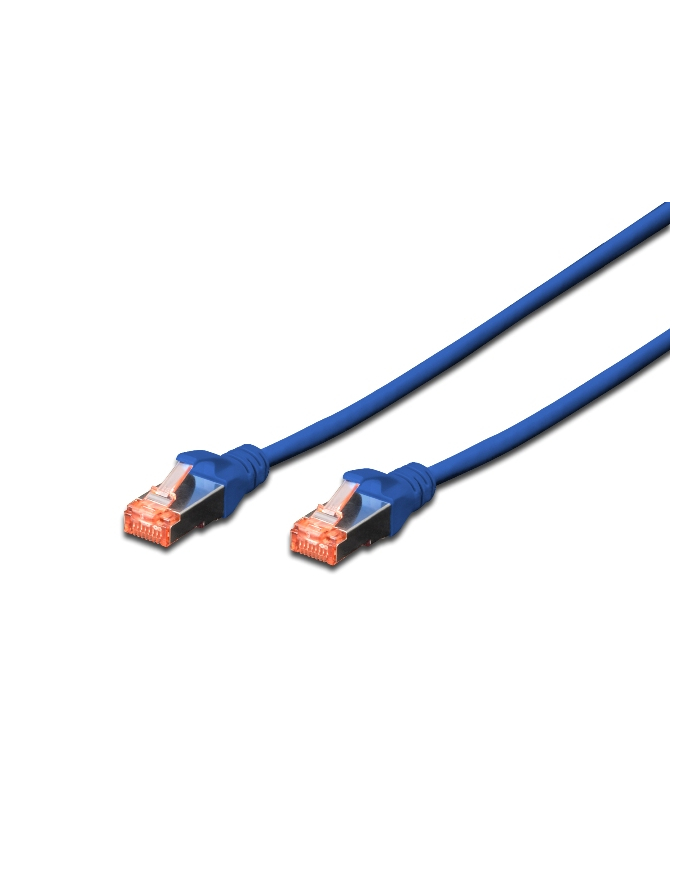 Kable sieciowe DIGITUS DK-1644-030/B (RJ45 - RJ45; 3m; S/FTP; kat. 6; kolor niebieski) główny