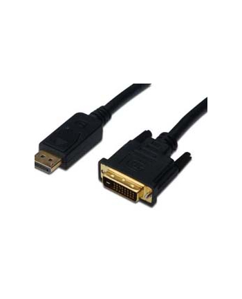Kabel DIGITUS  AK-340306-030-S (DisplayPort M - DVI M; 3m; kolor czarny)