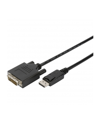 Kabel DIGITUS  AK-340306-030-S (DisplayPort M - DVI M; 3m; kolor czarny)