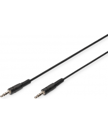 Kabel DIGITUS  AK-510100-015-S (Mini Jack M - Mini Jack M; 1 5m; kolor czarny)