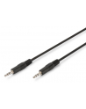Kabel DIGITUS  AK-510100-015-S (Mini Jack M - Mini Jack M; 1 5m; kolor czarny) - nr 1