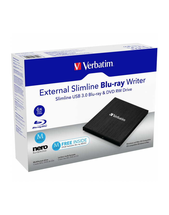 Nagrywarka Verbatim  43890 (USB 2.0) główny