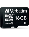 Karty pamięci Verbatim  44082 (16GB; Class 10; + adapter) - nr 8