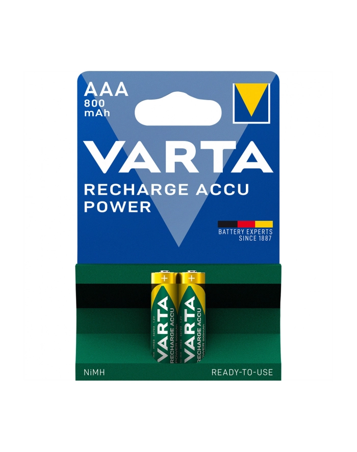 VARTA Akumulator NiMH HR03 AAA/1.2V/800mAh - 2 szt. główny
