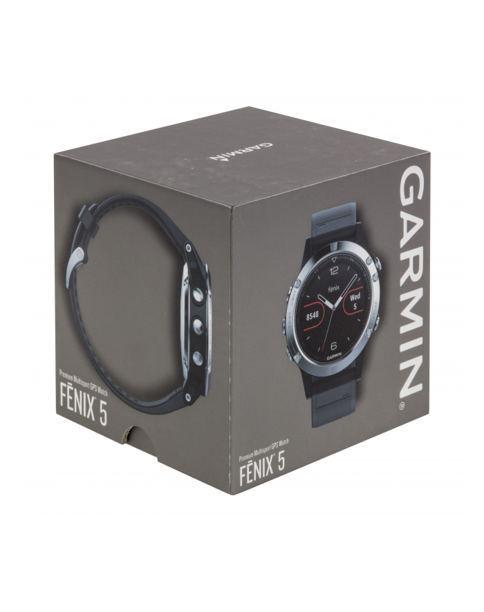 Zegarek sportowy Garmin Fenix 5 010-01688-03 (kolor czarny) główny