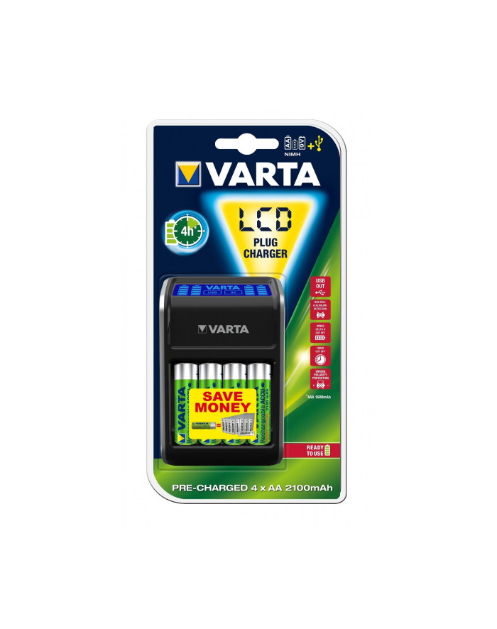 Ładowarka VARTA LCD Charger 57677101441 główny