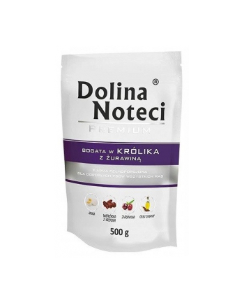 Karma DOLINA NOTECI Premium Królik z Żurawiną (0 50 kg )