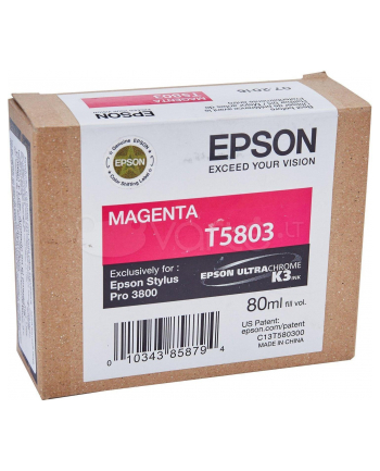 Tusz Epson Stylus do 3800 - magenta (80ml) C13T580300